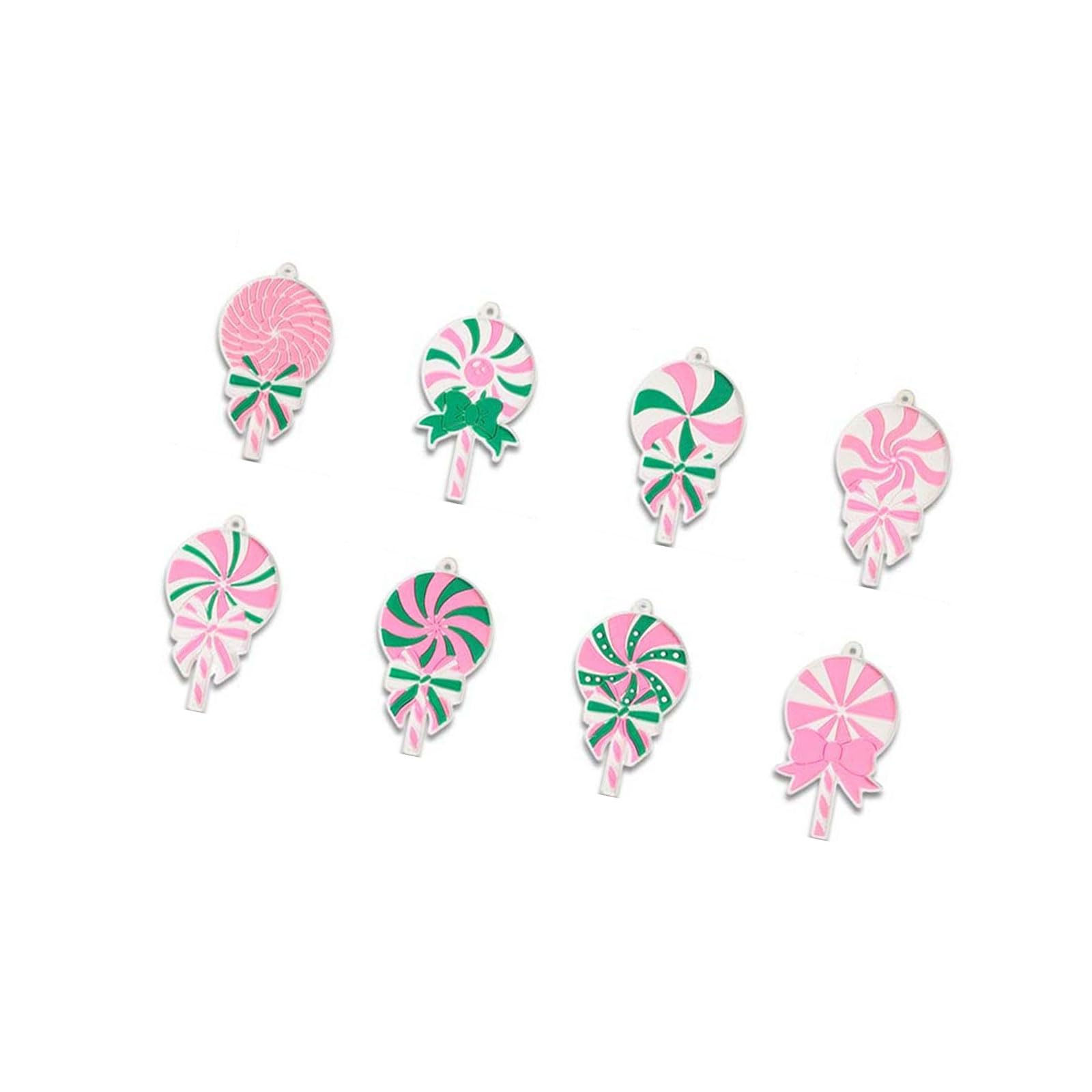 Nucelit Christmas Ornament Set Decorative Accent with Easy Install Hooks for Mantels Window Display Christmas Tree Ornament Set