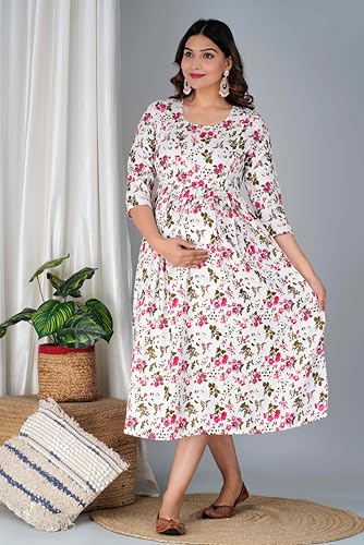 Jikonet Women's Cotton Rayon Maternity Dress Lining Kurti