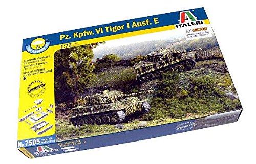 Tiger I Ausf.E Italeri 7505 maquette 1/72 avec application de montage pour éviter les erreurs