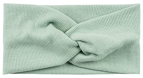 styleBREAKER Damen Haarband in Feinripp Optik mit Schleife, Twist Knoten,...