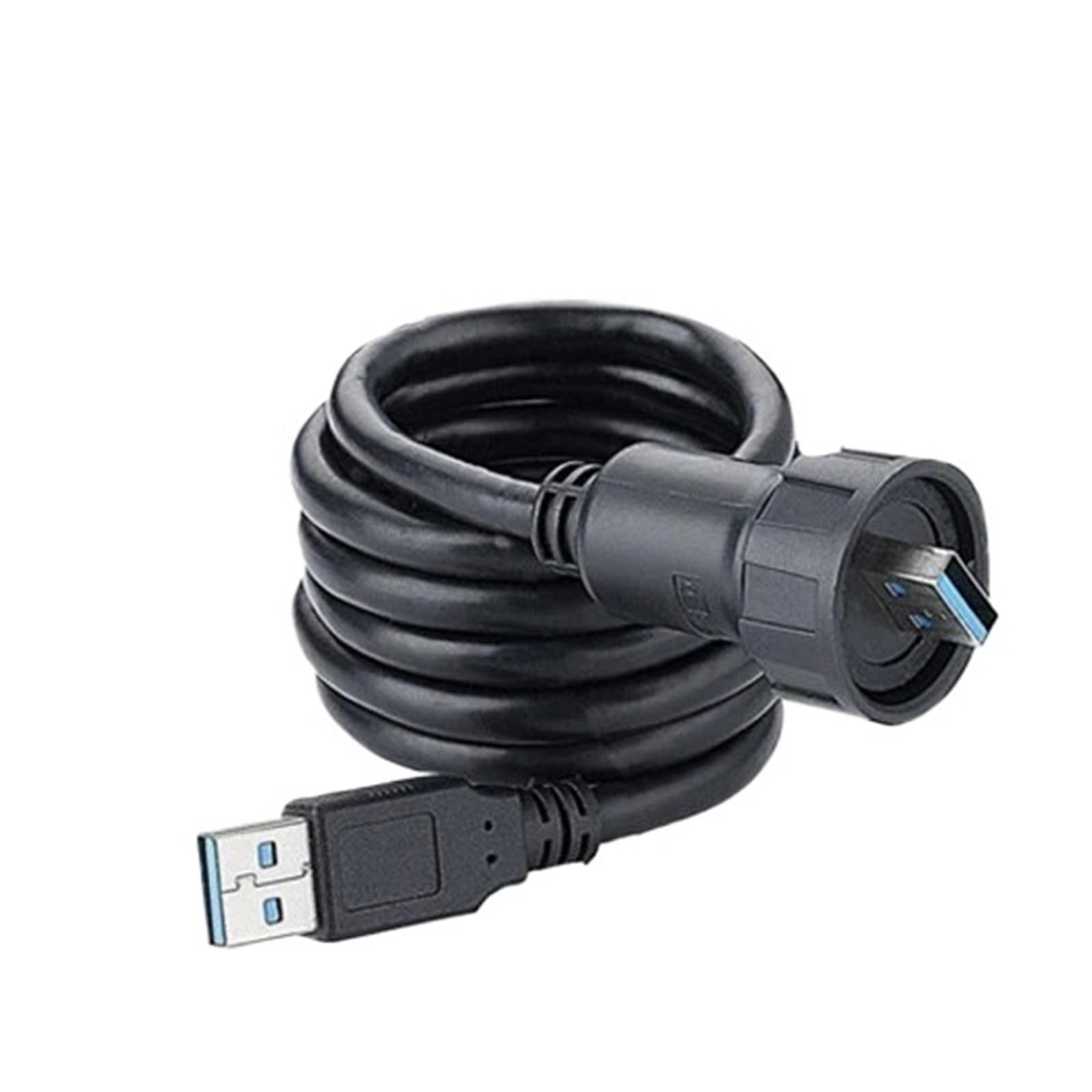 Câble connecteur mâle USB 3.0 étanche IP67 alimentation données - 4