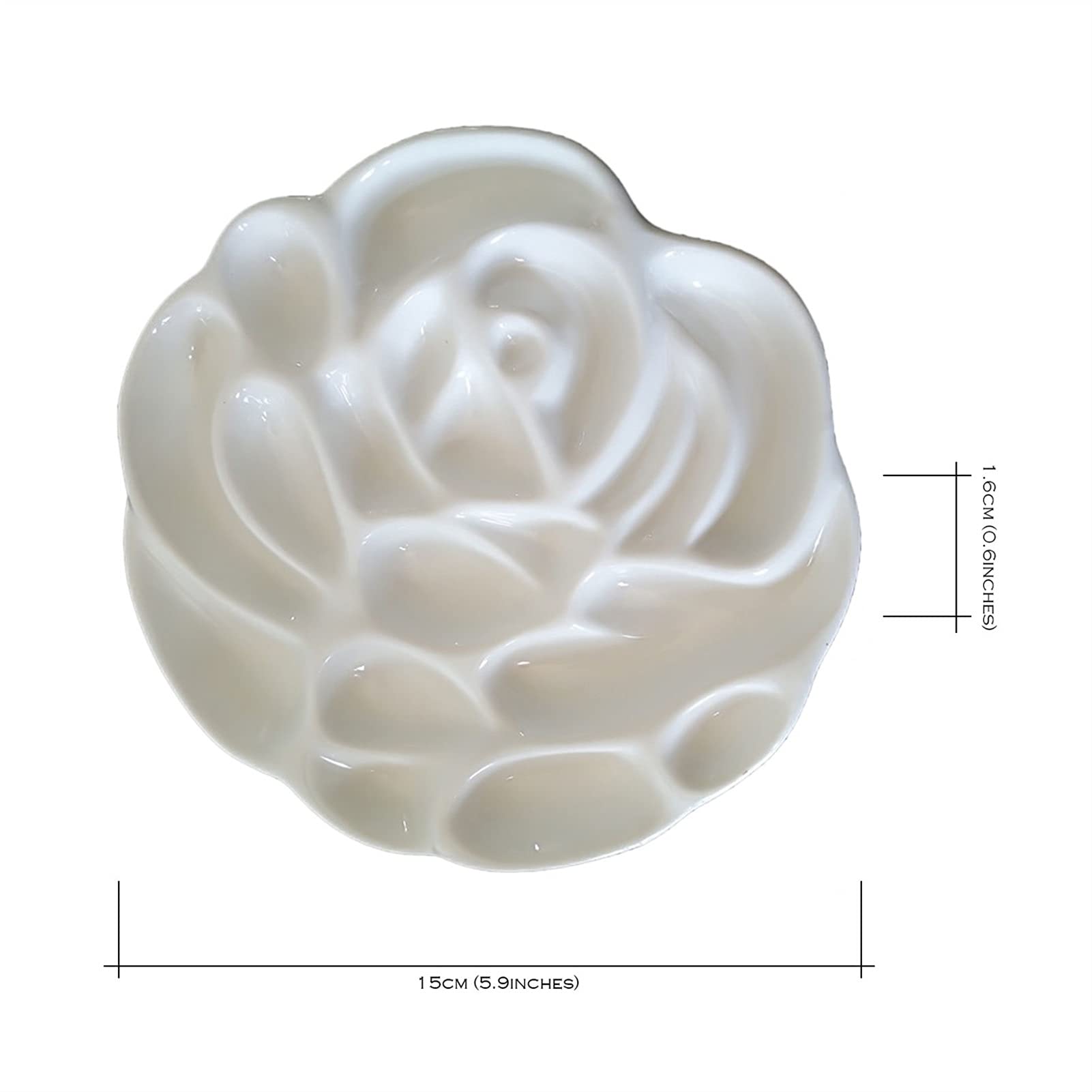 Paleta Artysty Porcelany, Mieszana Paleta Akwareli Typu Różanego, Odpowiednia Do Akwareli, Gwaszu, Malarstwa Olejnego Itp.