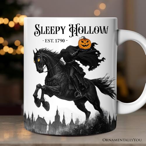 Taza cerámica Halloween Headless Horseman 12 oz miniatura 4