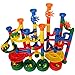 BMAG Marble Run Set for Kids, Marble Race Track , Marble Maze Game Toys, STEM Construction Building Set 112PCS