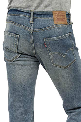 Levi's 502 Taper Dennis Jeans da Uomo, Blu Dennis