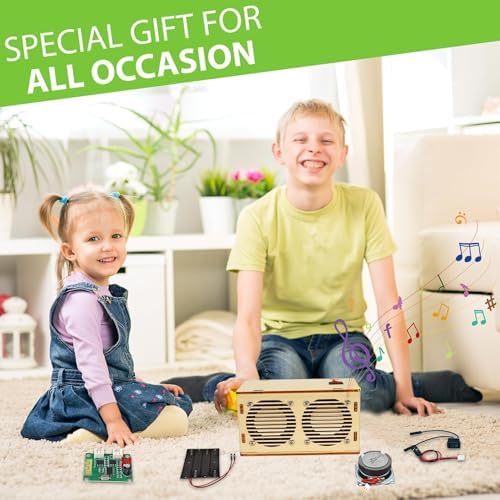 DIY Bluetooth Speaker Kit -STEM Kits Science Project for Boys Teens 8-12-14 Detail