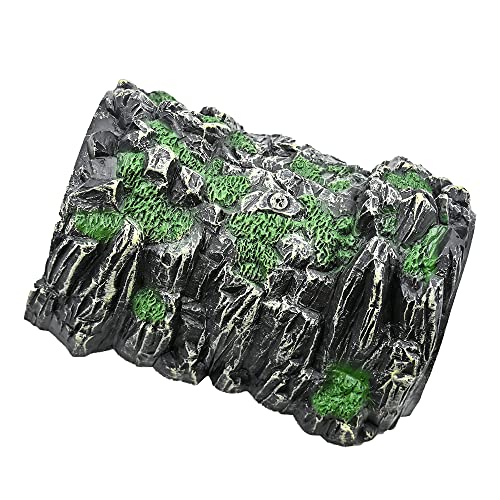 Mrtioo Reptile Cave House Bed Nest Habitat Hideouts, Basking Ledges, For Lizard Turtle Hermit Crab And Other Small Pet Accessories Supplies, Terrarium Landscaping Decorations - Plastic Mountain #TOP3