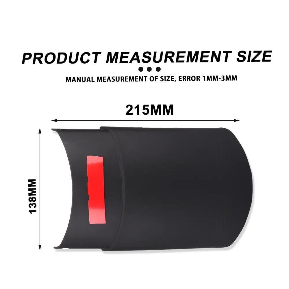 Moto Mudguard Per Gold Per Wing GL1800 2018-2022 2021 2020 2019 Moto Parafango Anteriore Protezione Splash Estensione In Plastica ABS Moto Parafango