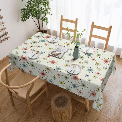 Nappe rectangulaire en tissu à motif géométrique abstrait chic - 2