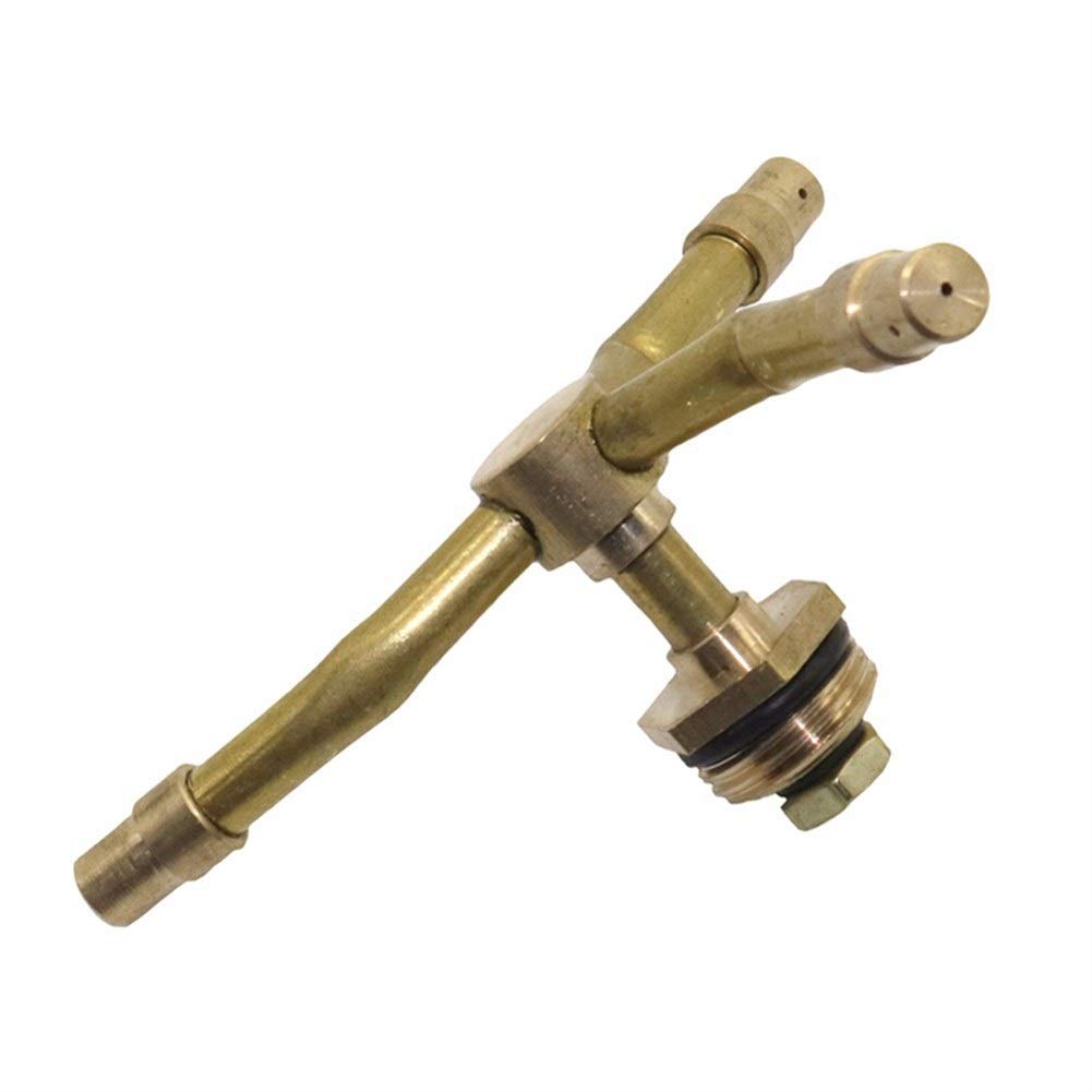 1 Stück Gartenbewässerungssprüher aus Kupfer 1/2'' Dreiarm-Rotationssprinkler Zerstäubungs-Mikrospray-Dachkühlung Automatischer Rasensprinkler