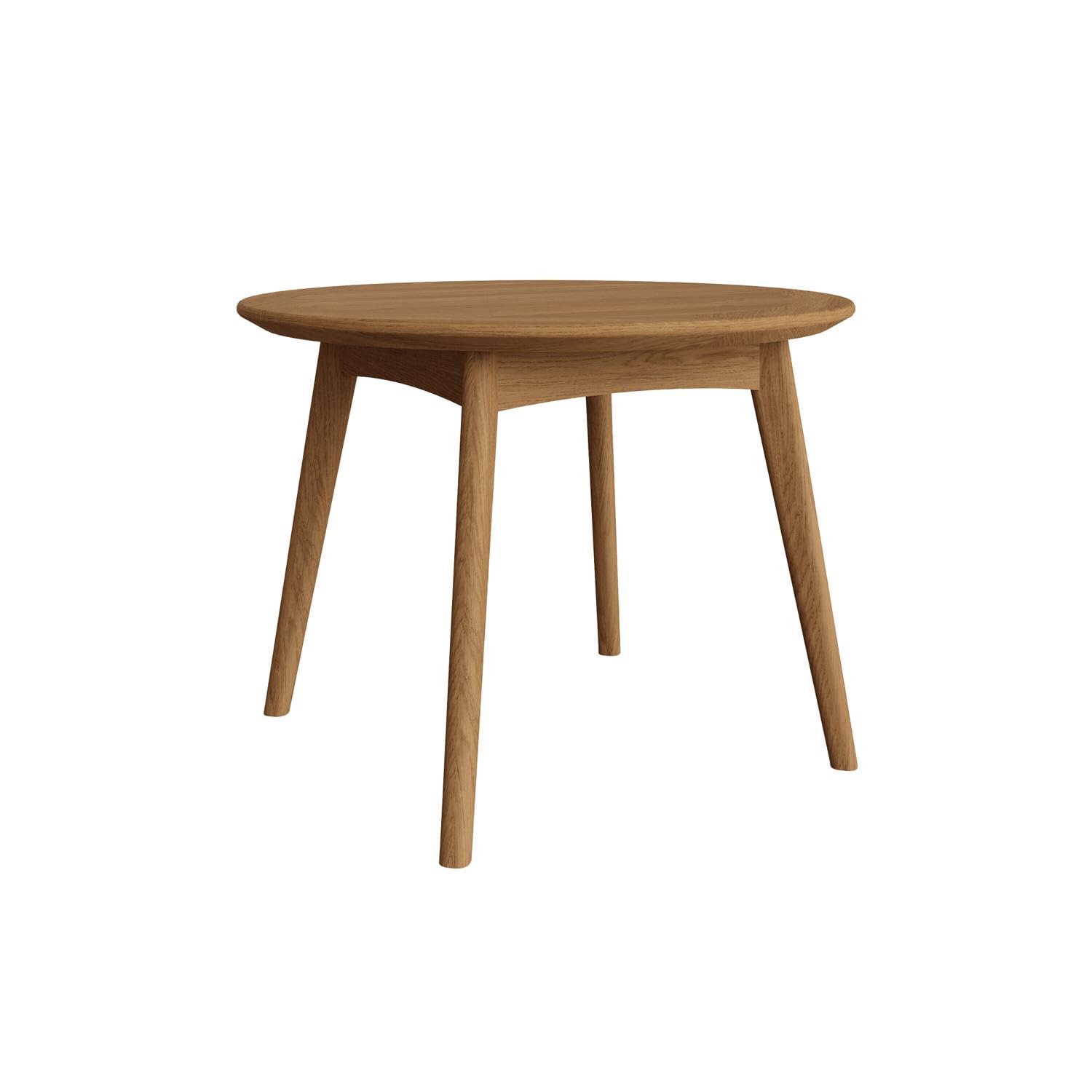 FWStyle Wood Round Coffee Table Natural Ash - H41 X W60 X D60cm