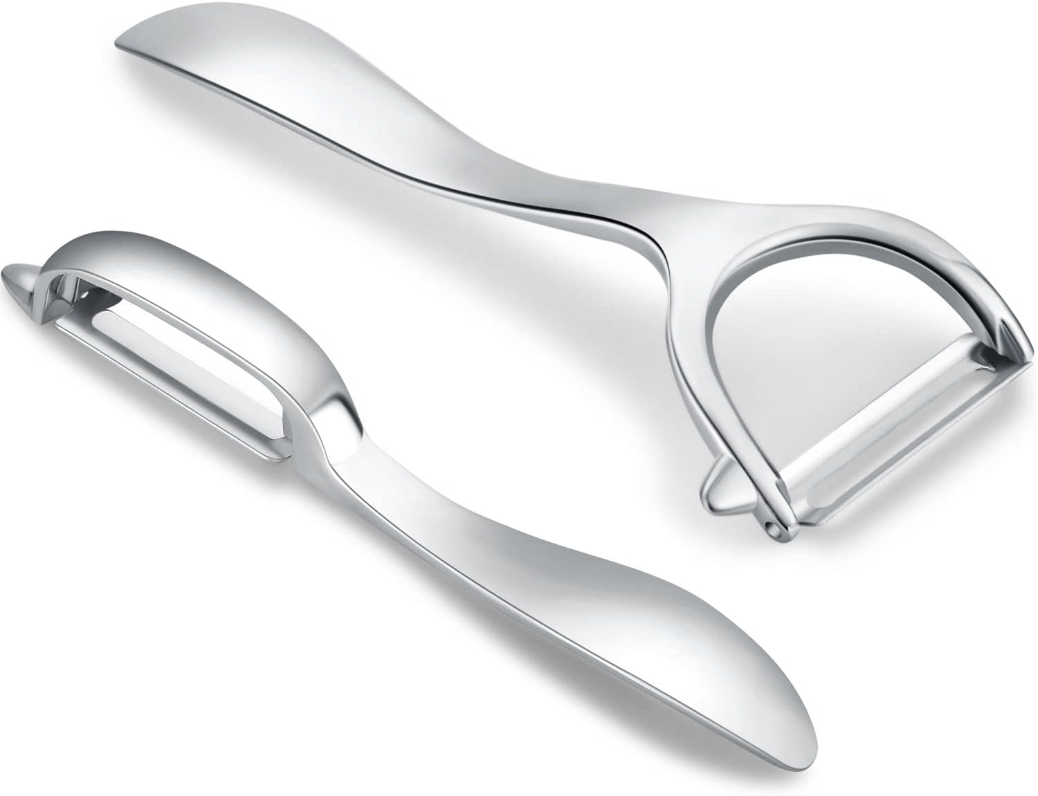 Set of 2 Stainless Steel Vegetable Peeler,Y-Shaped and I-Shaped Stainless Steel Peelers For Potatoes, All Fruits & Veggies¡­