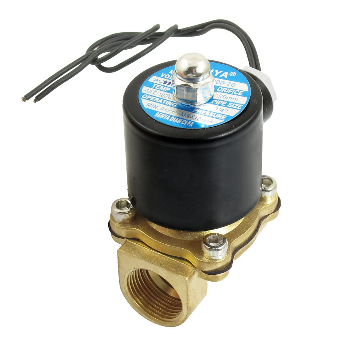 Électrovanne 2 voies 3/4 filetée gaz robustesse AC 110V