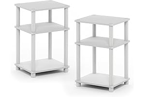 Furinno Just 3-Tier Turn-N-Tube Nightstand