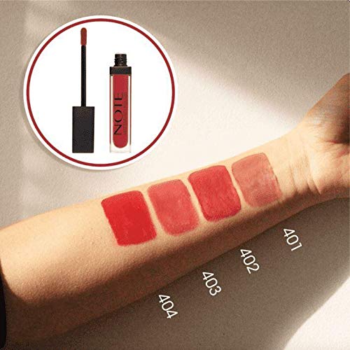 Note Cosmetics Mattemoist Lipgloss 411 Vanilla Milk Yarı Mat Saten Bitişli Likit Ruj - Nude