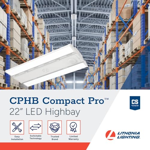 Image of Lithonia Lighting Compact Pro LED High Bay Light Adj Lumens, 4000K /5000K