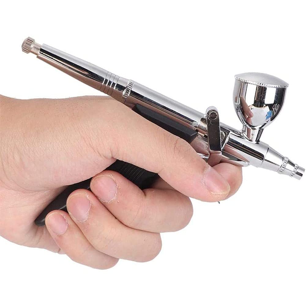 Aérographe double action déclencheur aérographe kit art aérographe pour modélisme peinture hobby ongles tatouage maquillage décoration de gâteau