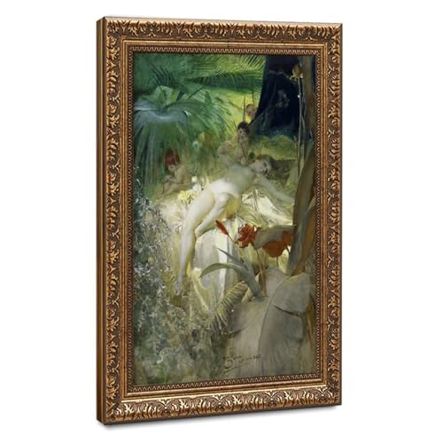 Impression sur toile Love Nymph Anders Zorn décoration poétique et intemporelle