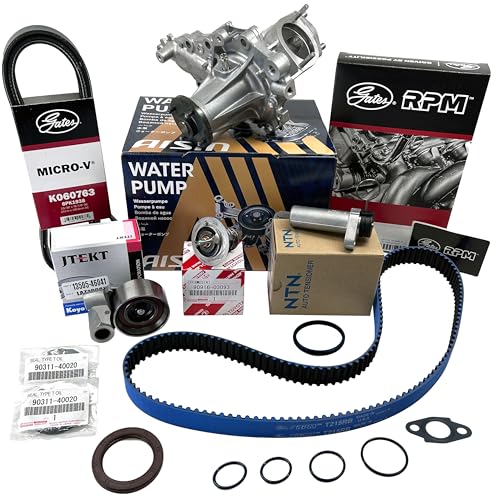 GATES RACING T215RB | COMPLETE TIMING BELT KIT | GENUINE/OEM | Water Pump, Seals, Pulleys, Hydraulic, Accessory Drive Belt | Compatible with GS300 - IS300