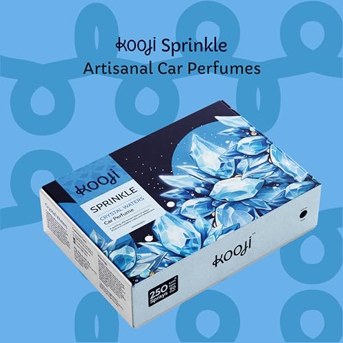 Image of KOOJI Sprinkle - Car & Home Perfumes - Crystal Waters 30 ML | Premium Freshener - Floral & Crystalline Musk | Natural & Vegan Ingredients | Long-Lasting Aroma - Up to 60 Days