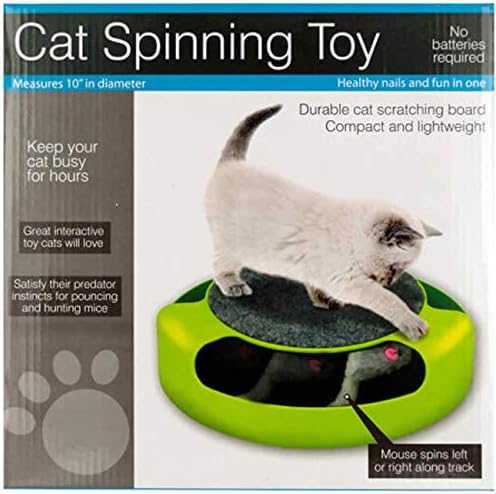 Wondertrail Cat Scatch Pad with Spinning Mouse