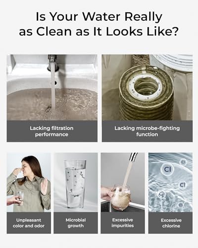 Image of Waterdrop CTF-09 Dual-Stage Silver Ions Water Filter for Sink Faucet