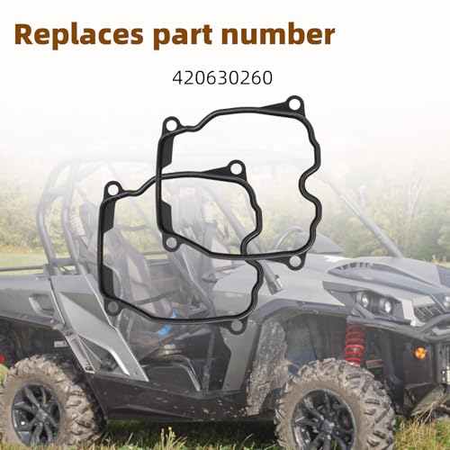 Image of 2 Pcs Valve Cover Gaskets Front or Rear Replacement for Can-Am 400 500 650 800 1000 2003-2018 Outlander Commander
