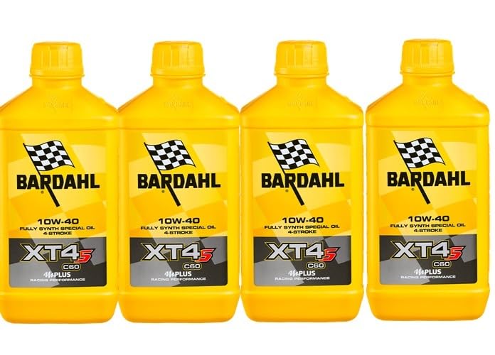 KIT 4 LITRI XT4-S C60 10W40 OLIO MOTO SINTETICO RACING