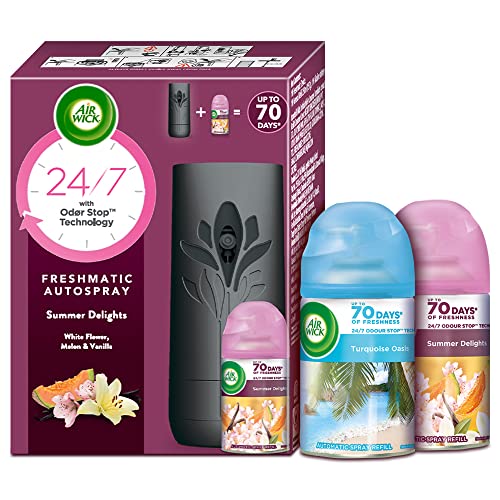 See full amazon price history chart for Air Wick Freshmatic Refill Life Scents Turquoise Oasis - 250 Ml & Freshmatic Complete Kit - Automatic Air Freshener - Summer Delights Combo Spray Air Wick Freshmatic Refill Life Scents Turquoise Oasis - 250 Ml & Freshmatic Complete Kit - Automatic Air Freshener - Summer Delights Combo Spray (B07SK8KB44) Amazon Price History, Amazon Price Tracker