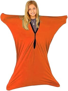 Sensory Sock Body Sock Premium Updated Version Suitable Age 13-18 Sensory Durable Seams Stretchy for AdultsOrange,X-Large/XL