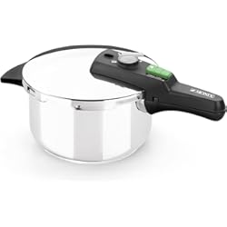 Magefesa Db6 Monix Braisogona, M560001 Quick - Olla a presión rápida de 4 litros, Color Negro, Acero Inoxidable