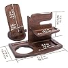 Regalo per Uomini, Docking Station in Legno, Organizzatore da Scrivania per Lui - Idea Regalo per Uomo, Svuota Tasche Personalizzzato, Svuotatasche, Regalo San Valentino, Regali Natale (GRIGIO