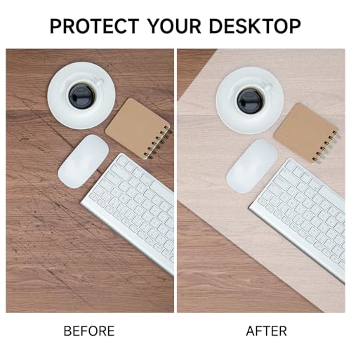 Sous-main en verre effaçable et protection clavier moniteur - 4