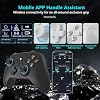 2.4G Wireless PC/Switch Controller with RGB Lighting/Programming Keys/Hall Joysticks/Hall Triggers/Vibrations,Three-Mode Switch Controller,Plug and Play Work for Windows PC, Android, Switch, Steam,TV