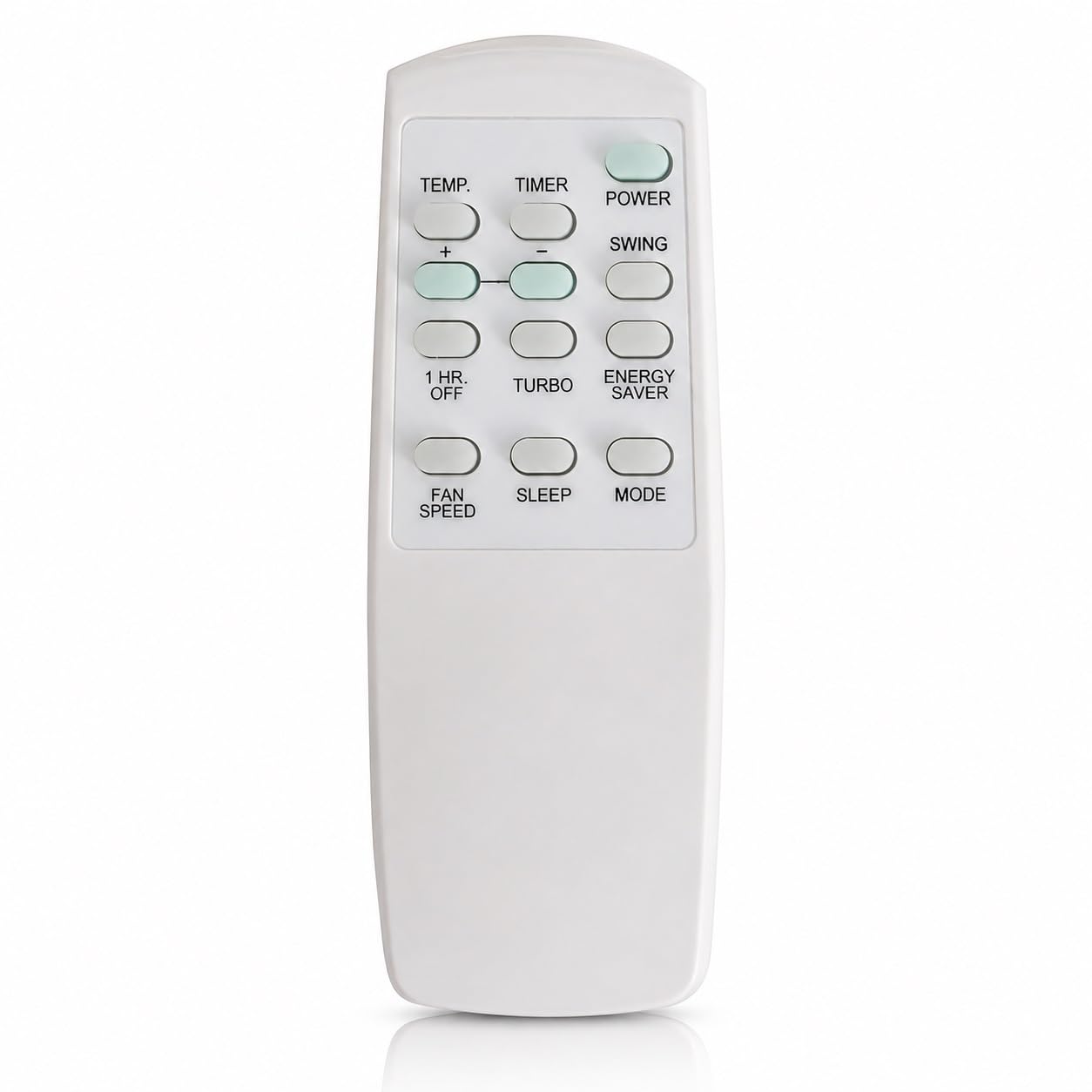 AC Remote Control Compatible with Carrier Haier Voltas AC | Temperature Timer Turbo Sleep Swing Mode IR Remote White RE 79
