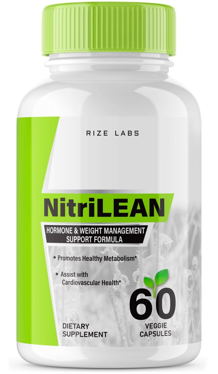 Nitrilean Weight Loss Supplement, Capsules for Total Body Wellness and a Healthy Lifestyle, Pills for Leaner Physique, All-Natural Capsules (60 Capsules)