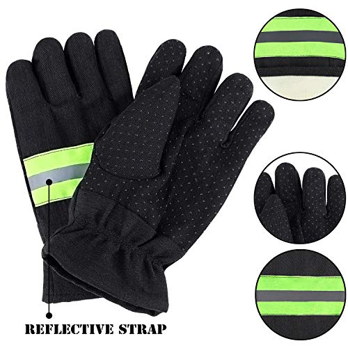 EVERLIT [2-Pack] Fire Blanket Size XL 47''x47'' Fire Suppression Emergency Blanket w/Heat Resistant Gloves w/Reflective Strap for Kitchen, Camping, Grilling