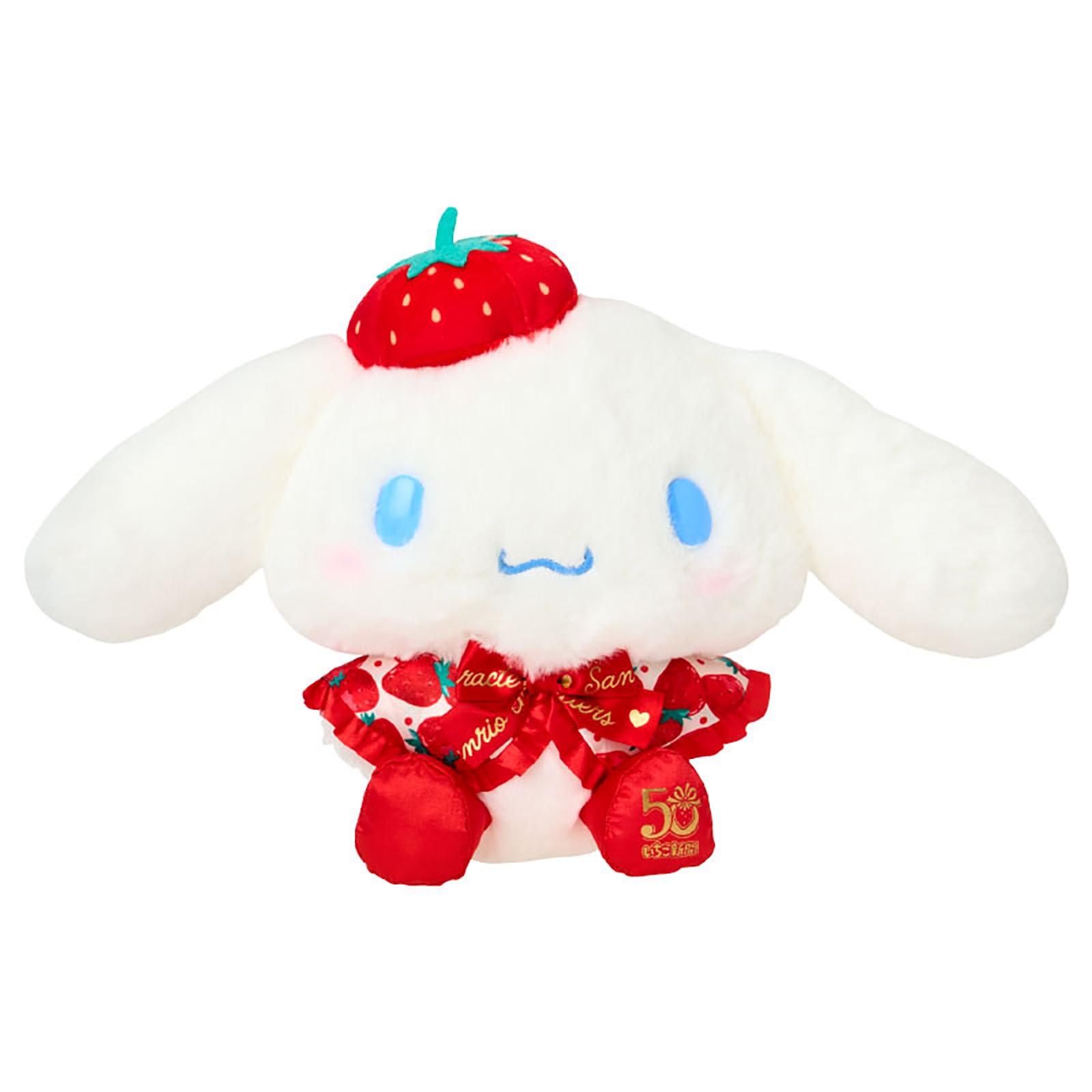 Sanrio Cinnamoroll Plush Strawberry Newspaper 50th Anniversary 10.6in