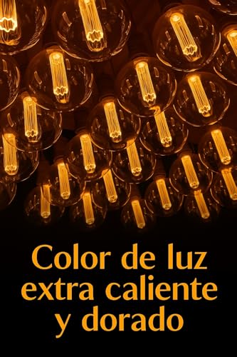 Bombillas LED E14 C35 vintage de luz extra cálida para ambiente acogedor 5