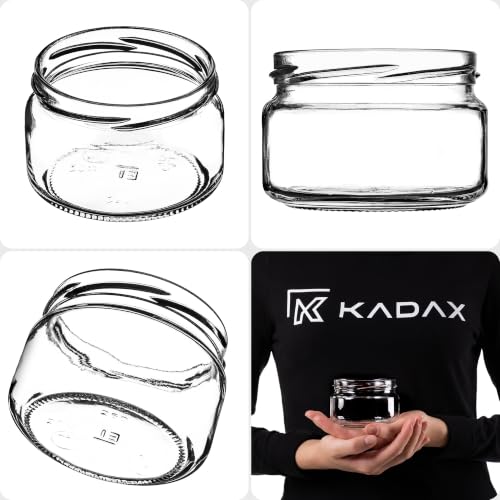 KADAX 50er Set Einmachgläser 250ml TO82 Obst, Marmeladengläser Vorratsgläser Mason Jar mit Schraubdeckel, Luftdicht & Spülmaschinenfest… – Ansicht 6