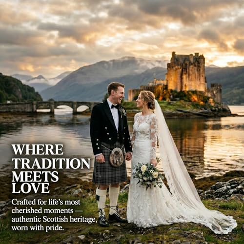 Image of Authentic Scottish Men's Tartan Kilts - Highland Light Weight Value Kilt | Embrace Your Heritage with Comfort