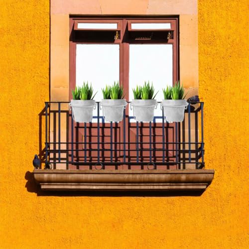 Soporte colgante para macetas estilo simple para decorar balcones 6