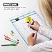 Dry Erase Pockets Reusable Sleeves - 30 Pack, Heavy Duty Oversized 10x14