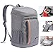 QINGLOU Zaino Termico Frigo 25L, Borsa Termica Porta Pranzo Borsa Frigo Borsa della Spesa Isoterma, Grande Frigo Termico per PIC-nic/All'aperto/Barbecue/Campeggio/Eventi Sportivi (Grigio)