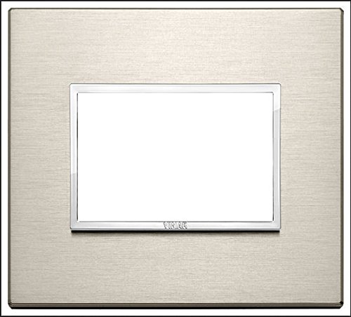 181079859645 Vimar Serie Eikon Evo – Placca 3 moduli alluminio serie Eikon Bronzo
