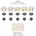 Big Dot of Happiness Adult 60th Birthday - Gold - Birthday Party Centerpiece Sticks - Table Toppers - Set of 15