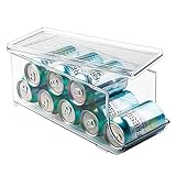 PRÁCTICO ALMACENAJE: Por supuesto, este organizador de frigorífico se puede utilizar para otros alimentos. La tapa tiene espacio para almacenar otras cosas.