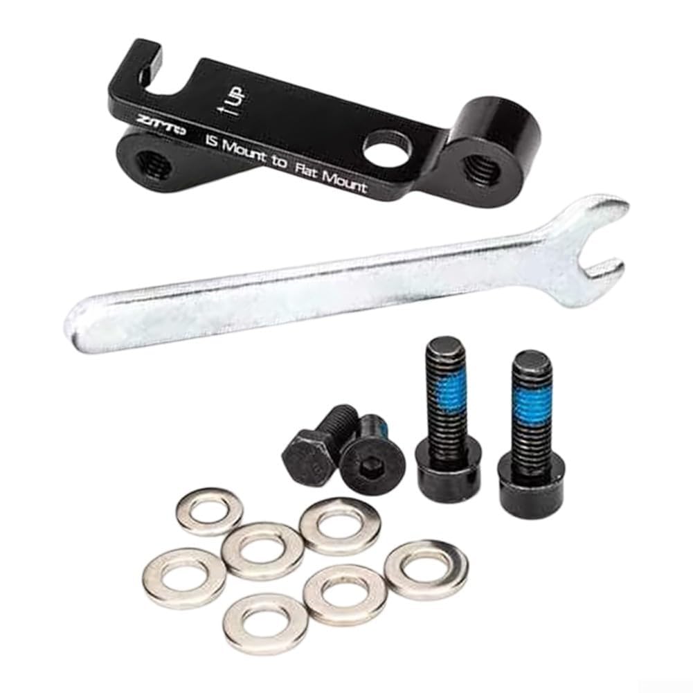 Per ZTTO MTB Post Mount a Flat Mount Disc Brake Adapter Bike Bracket IS PM a FM Pinza Adattatore Bicicletta 140 160mm 180mm
