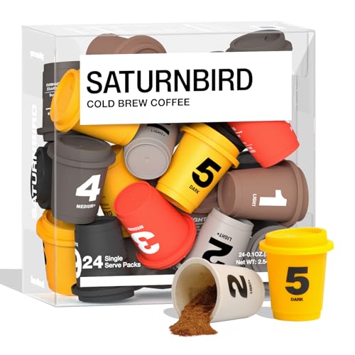SATURNBIRD Specialty Coffee Instant Cold Brew, Light/Medium/Dark ...