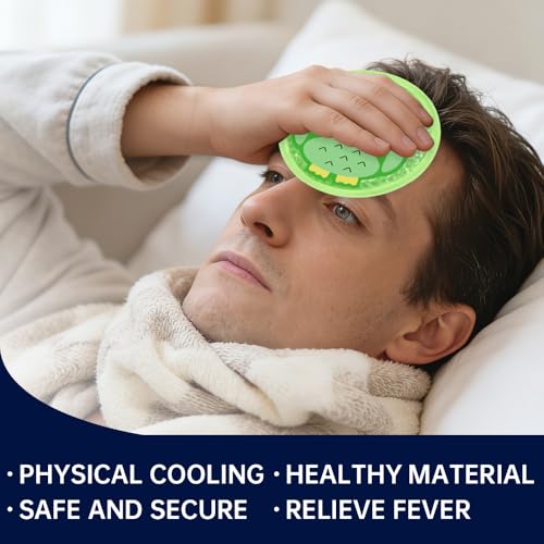 Image of Gel Ice Pack for Injuries 2 Packs Cute Reusable Hot Cold Gel Packs Gift | for Fever Pain Relief Wisdom Teeth First Aid and Neck Head Arms Legs Knee Ankle